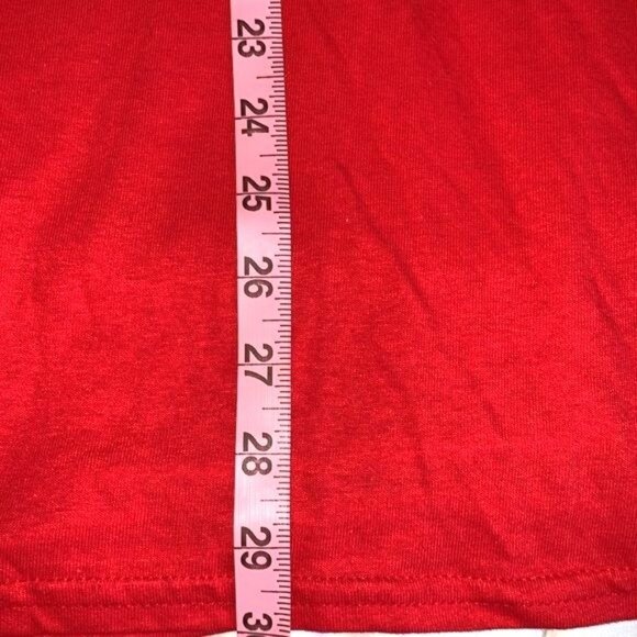 Who Needs Santa When We Have Grandpa Red T-Shirt XL Gildan Heavy Cotton Christma - Picture 8 of 9